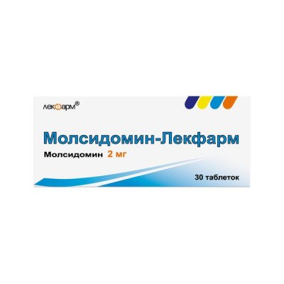 Купить молсидомин-лекфарм, таблетки 2мг 30 шт в Кстово
