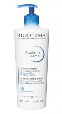 Купить bioderma atoderm (биодерма атодерм) крем для лица и тела с помпой 500мл в Кстово
