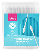 Купить mama lubby (мама лабби) ватные палочки детские ультратонкие 180шт, 29852 в Кстово
