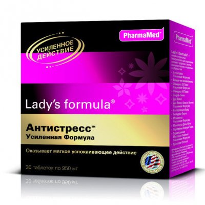 Купить lady's formula (леди-с формула) антистресс усиленная формула, таблетки 30шт бад в Кстово
