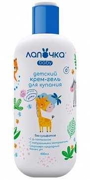 Лапочка крем-гель для купания детский 400 мл