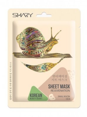 Купить шери (shary) маска-омолаживание для лица с муцином улитки и центеллой азиатской 25г в Кстово