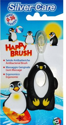 Купить silver care happy brush (сильвер кеа) зубная щетки 6-36 месяцев в Кстово