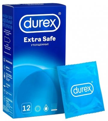 Купить durex (дюрекс) презервативы extra safe 12шт в Кстово