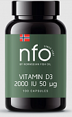 Купить norwegian fish oil (норвегиан фиш оил) витамин д3 2000ме, капсулы 100шт бад в Кстово