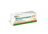 Купить моксонидин-сз, таблетки, покрытые пленочной оболочкой 0,3мг, 28 шт в Кстово