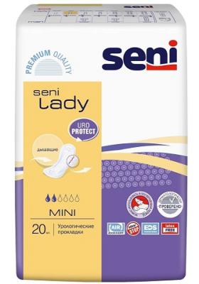 Купить seni lady (сени леди) прокладки урологические мини 20шт в Кстово
