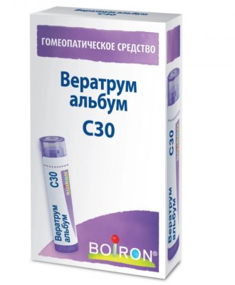 Купить вератрум альбум с30, гомеопатический монокомпонентный препарат растительного происхождения, гранулы гомеопатические 4 гр  в Кстово