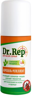 Купить dr.rep (доктор реп) аэрозоль от клещей и комаров универсальный, 100мл в Кстово