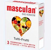 Купить masculan (маскулан) презервативы с ароматом тутти-фрутти tutti-frutti, 3 шт в Кстово