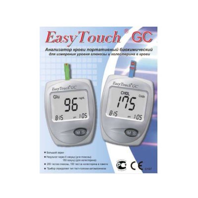 Купить easytouch (изитач), прибор для определения глюкозы, холестерина в крови в Кстово
