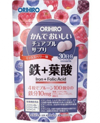 Купить orihiro (орихиро) железо с витаминами, таблетки 120шт бад в Кстово