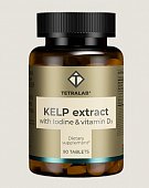 Купить tetralab (тетралаб) ламинарии экстракт с витамином d3, таблетки массой 550мг, 90шт бад в Кстово
