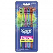 Купить oral-b (орал-би) зубная щетка color collection мануальная средней жесткости 4 шт в Кстово