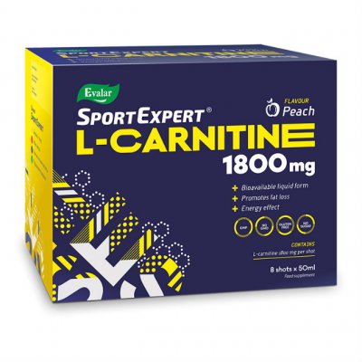 Купить sportexpert (спорт эксперт) l-карнитин 1800мг, раствор для приема внутрь флакон 50 мл, 8 шт в Кстово