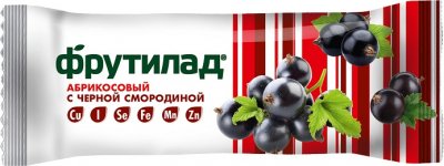 Купить батончик фрутилад фруктовый с черной смородиной 30г бад в Кстово