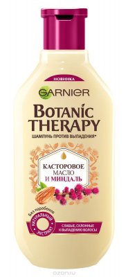 Купить garnier botanic therapy (гарньер) шампунь для волос касторовое масло и миндаль 400мл в Кстово