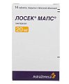 Купить лосек мапс, таблетки, покрытые пленочной оболочкой 20мг, 14 шт в Кстово