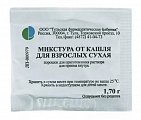 Купить микстура от кашля сухая, порошок для взрослых, пакет 1,7г в Кстово