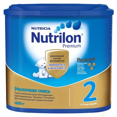 Купить nutrilon premium 2 (нутрилон) сухая смесь детская с 6 месяцев, 400г в Кстово