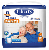 Купить liberty premium pants (либерти премиум пантс) подгузники-трусики для взрослых одноразовые м 10шт в Кстово