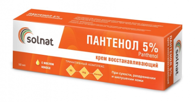 Купить solnat (солнат) крем восстанавливающий пантенол 5%, 50мл в Кстово