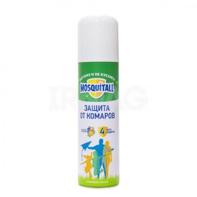 Купить mosquitall (москитолл) защита для взрослых аэрозоль от комаров 150 мл в Кстово