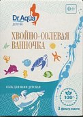 Купить доктор аква (dr.aqua) соль для ванн детская хвойно-солевая ванночка, 450г в Кстово