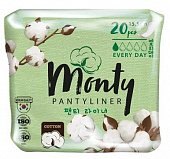 Купить monty (монти) прокладки ежедневный без ароматизаторов,20 шт в Кстово