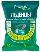 Купить радоград леденцы на основе сибирских трав с витаминами со вкусом мята-эвкалипт, леденцы массой 3,2 г 15 шт. бад в Кстово