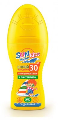 Купить sun marina (сан марина) кидс, крем солнцезащитный для детей, 150мл spf30 в Кстово