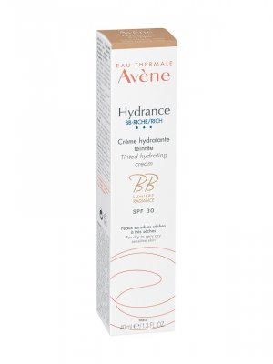 Купить авен гидранс (avenе hydrance) bb-риш крем для лица увлажняющий тонирующий эффект, 40мл spf30 в Кстово