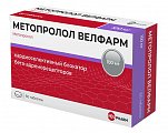 Купить метопролол-велфарм, таблетки 100мг, 60 шт в Кстово