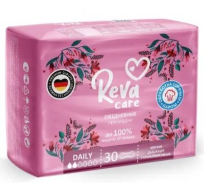 Купить reva care daily (рева кеа дейли) прокладки без запаха ежедневные 30 шт. в Кстово