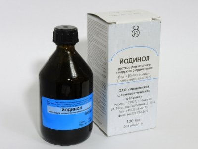 Купить йодинол, раствор для местного и наружного применения, флакон 100мл в Кстово