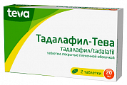 Купить тадалафил-тева, таблетки, покрытые пленочной оболочкой 20мг 2шт в Кстово