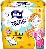 Купить bella (белла) прокладки for teens ultra energy супертонкие део 10 шт в Кстово