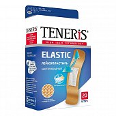 Купить пластырь teneris elastic (тенерис) бактерицидный ионы ag тканевая основа, 20 шт в Кстово