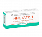 Купить нистатин, таблетки, покрытые пленочной оболочкой 500000ед, 20 шт в Кстово