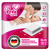 Купить reva care (рева кеа) пеленки одноразовые для детей взрослых и лежачих больных 60х90, 10шт в Кстово