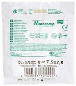 Купить matopat matocomp (матопат) салфетки стерильные 7,5см х7,5см 8 слойные 17нитей, 3шт в Кстово