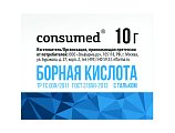 Купить борная кислота с тальком консумед (consumed) пудра гигиеническая, 10г в Кстово