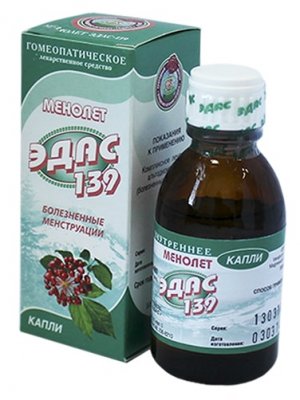 Купить эдас-139 менолет, капли для приема внутрь гомеопатические, 25мл в Кстово