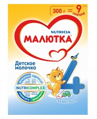 Купить малютка 4 смесь сухая молочная с 18 месяцев, 300г в Кстово