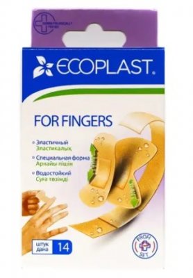 Купить ecoplast набор пластырей медицинские тканевые for fingers 120х20 5 шт+75х19 5 шт+63х45 4 шт в Кстово