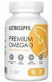 Купить ultrasupps (ультрасаппс) омега-3 премиум, капсулы 1405мг 60 шт. бад в Кстово