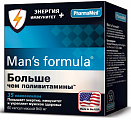 Купить man's formula (мен-с формула) больше чем поливитамины энергия+иммунитет, капсулы массой 940 мг 60шт бад в Кстово