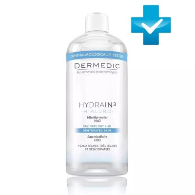 Купить дермедик гидреин 3 гиалуро (dermedic hydrain3) мицеллярная вода 500 мл в Кстово