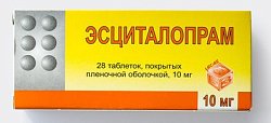 Купить эсциталопрам, таблетки, покрытые пленочной оболочкой 10мг, 28 шт в Кстово