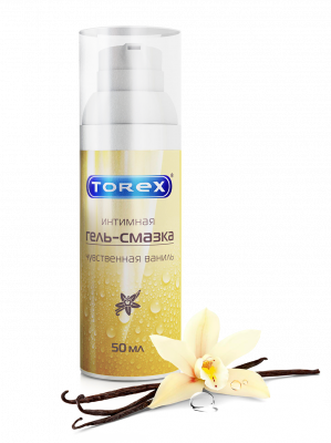 Купить torex (торекс) гель-смазка интимный чувственная ваниль, флакон-дозатор 50мл в Кстово